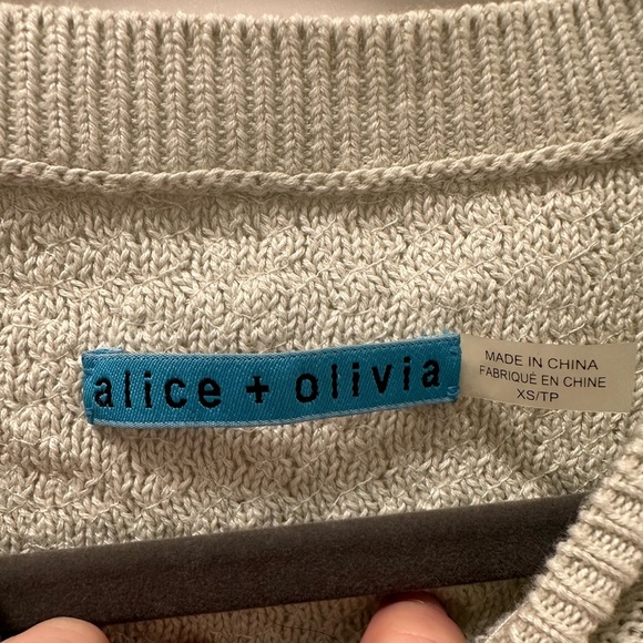 Alice and Olivia sequin sweater XS - Picture 2 of 4